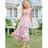 image:imageGRACE KARIN Womens 2026 Summer Floral Boho DressesPurple Yellow