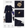 image:imageGRACE KARIN Womens 34 Sleeve Work Office Business Casual DressNavy Blue