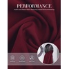 image:imageGRACE KARIN Womens Chiffon Cape Wedding Guest Mother of The Bride DressWine