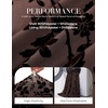 image:imageGRACE KARIN Womens Floral Long Sleeve Maxi Dresses Wedding Guest DressCoffee