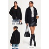 image:imageGRACE KARIN Womens Full Zip Sherpa Fleece Jacket with PocketsBlack