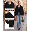image:imageGRACE KARIN Womens Full Zip Sherpa Fleece Jacket with PocketsBlack