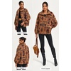 image:imageGRACE KARIN Womens Full Zip Sherpa Fleece Jacket with PocketsDark Khaki