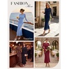 image:imageGRACE KARIN Womens Long Sleeve Bodycon Wedding Guest DressCoffee