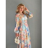 image:imageGRACE KARIN Womens Long Sleeve Floral Maxi Fall Dress 2026Orange Pink Blue Flower