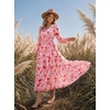 image:imageGRACE KARIN Womens Long Sleeve Floral Maxi Fall Dress 2026Pink Floral