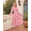 image:imageGRACE KARIN Womens Long Sleeve Floral Maxi Fall Dress 2026Pink Floral