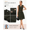 image:imageGRACE KARIN Womens Sleeveless Button Down Work Professional DressesArmy Green