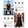 image:imageGRACE KARIN Womens Sleeveless Button Down Work Professional DressesBlack