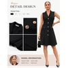 image:imageGRACE KARIN Womens Sleeveless Button Down Work Professional DressesBlack