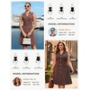image:imageGRACE KARIN Womens Sleeveless Button Down Work Professional DressesBrown