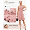 image:imageGRACE KARIN Womens Sleeveless Button Down Work Professional DressesLight Pink