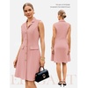 image:imageGRACE KARIN Womens Sleeveless Button Down Work Professional DressesLight Pink
