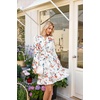 image:imageGRACE KARIN Womens VNeck ALine Knee Length Dress with PocketsWhite