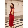 image:imageGRACE KARIN Womens Wear to Work Bodycon Sleeveless DressesDeep Red
