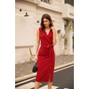image:imageGRACE KARIN Womens Wear to Work Bodycon Sleeveless DressesDeep Red