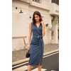 image:imageGRACE KARIN Womens Wear to Work Bodycon Sleeveless DressesGray Blue