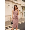 image:imageGRACE KARIN Womens Wear to Work Bodycon Sleeveless DressesLeather Pink