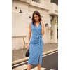 image:imageGRACE KARIN Womens Wear to Work Bodycon Sleeveless DressesLight Blue
