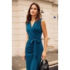 image:imageGRACE KARIN Womens Wear to Work Bodycon Sleeveless DressesPeacock Blue