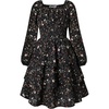 Black Orange Floral