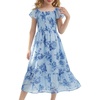 Dark Blue Floral