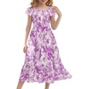 Dark Purple Floral