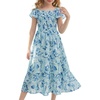 Green Blue Floral