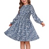 Dusty Blue Floral