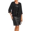 image:imageGRACE KARIN Mother of The Bride Groom Dresses Wedding Guest DressBlack