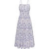 Blue White Floral