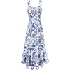 Blue White Floral