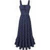 Navy Blue Dots
