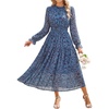 Peacock Blue and Floral