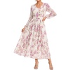 White Purple Floral