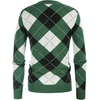 image:imageGRACE KARIN Cardigan Sweaters for Women Fall Argyle Sweater Preppy ClothesPlaid Green White