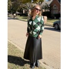 image:imageGRACE KARIN Cardigan Sweaters for Women Fall Argyle Sweater Preppy ClothesPlaid Green White