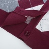 image:imageGRACE KARIN Cardigan Sweaters for Women Fall Argyle Sweater Preppy ClothesWine