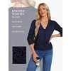image:imageGRACE KARIN Cardigan Sweaters for Women Wool Blend Sweater Fall FashionNavy Blue