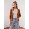 image:imageGRACE KARIN Cardigan Sweaters for Women Wool Blend Sweater Fall FashionPumpkin Orange