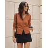 image:imageGRACE KARIN Cardigan Sweaters for Women Wool Blend Sweater Fall FashionPumpkin Orange
