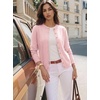 image:imageGRACE KARIN Cashmere Cardigan Sweaters for Women Merino Wool Fall SweatersLight Pink