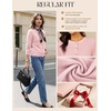 image:imageGRACE KARIN Cashmere Cardigan Sweaters for Women Merino Wool Fall SweatersLight Pink
