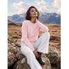 image:imageGRACE KARIN Cashmere Sweaters for Women Merino Wool Soft Fall Sweater TopLight Pink