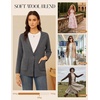 image:imageGRACE KARIN Sweater Blazers for Women 2026 Business Casual Wool Suit JacketDeep Grey