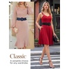 image:imageGRACE KARIN Wide Belt for Women Suede Elastic Chunky Belts with BuckleNavyblack