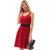 image:imageGRACE KARIN Wide Belt for Women Suede Elastic Chunky Belts with BuckleSuedeblack