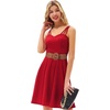 image:imageGRACE KARIN Wide Belt for Women Suede Elastic Chunky Belts with BuckleSuedebrown