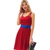 image:imageGRACE KARIN Wide Belt for Women Suede Elastic Chunky Belts with BuckleSuederoyal Blue