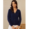 image:imageGRACE KARIN Women 100 Merino Wool Cardigan Sweater Zip Up Hoodie SweaterNavy Blue